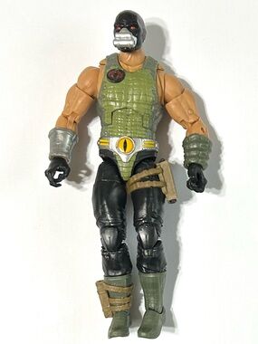 G.I Joe Croc Master Cobra Reptile Trainer Classified Series Articulated Figure